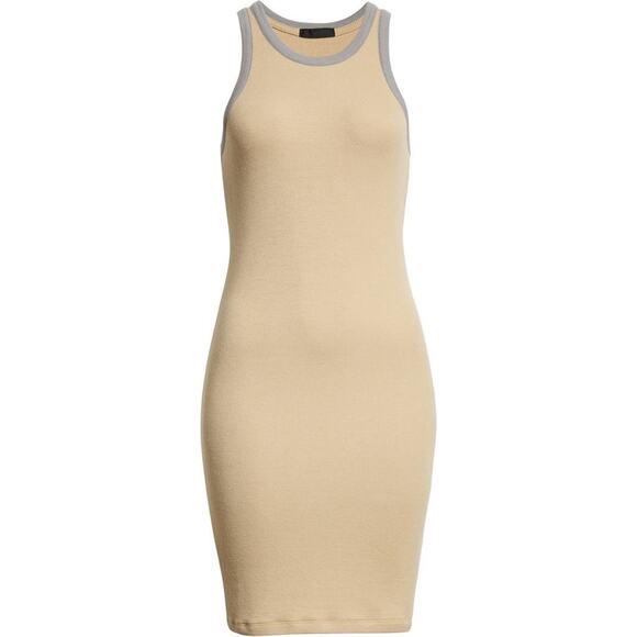 ATM Anthony Thomas Melillo Women Stretch Modal Ribbed Tank Dress Size L NWT - Picture 1 of 12